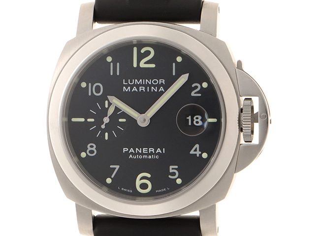 PANERAI　パネライ　ルミノールマリーナ 44mm　PAM00164　自動巻き　ステンレス/ラバー　ブラック　【432】