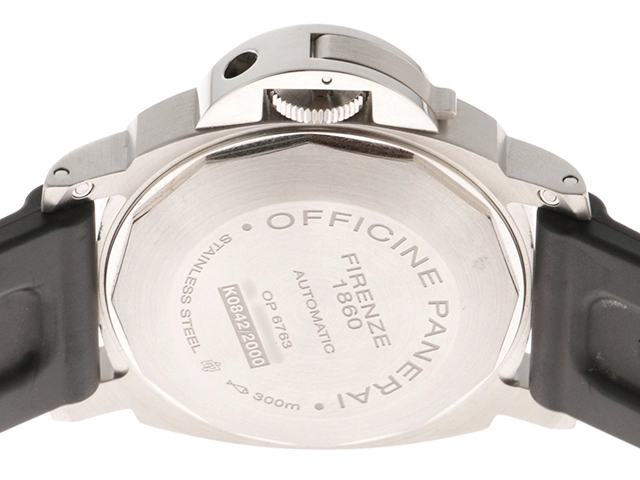 PANERAI　パネライ　ルミノールマリーナ 44mm　PAM00164/OP6763　自動巻き　ステンレス/ラバー　ブラック　【437】