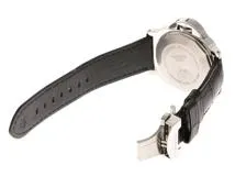PANERAI パネライ 腕時計 2008年並行品 ルミノール パワーリザーブ PAM00090 ブラック文字盤 ステンレス／アリゲーター 自動巻【471】