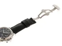 PANERAI パネライ 腕時計 2008年並行品 ルミノール パワーリザーブ PAM00090 ブラック文字盤 ステンレス／アリゲーター 自動巻【471】