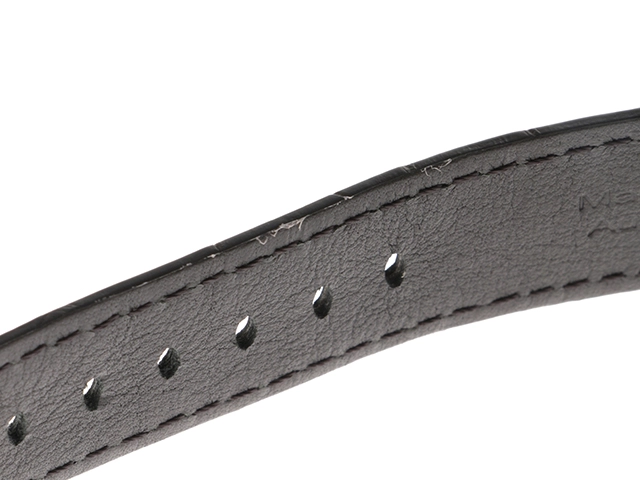 PANERAI パネライ 腕時計 2008年並行品 ルミノール パワーリザーブ PAM00090 ブラック文字盤 ステンレス／アリゲーター 自動巻【471】