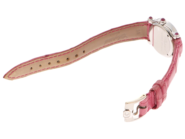 Chopard ショパール 腕時計 レディース ハッピースポーツ 27/8245-21 ホワイト文字盤 スチール レザーベルト 2148103797651【430】
