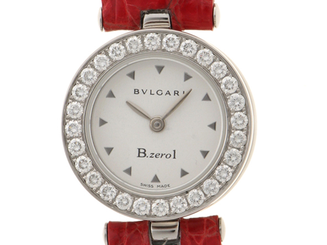 BVLGARI ブルガリ B-zero1 BZ22S ステンレス/レザーベルト シルバー  