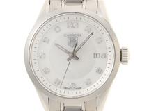 TAG HEUER タグホイヤー カレラ レディー クォーツ ダイヤモンド WV1411.BA0793 SS ステンレススチール シェル13P ダイヤモンド 【460】2148103797699