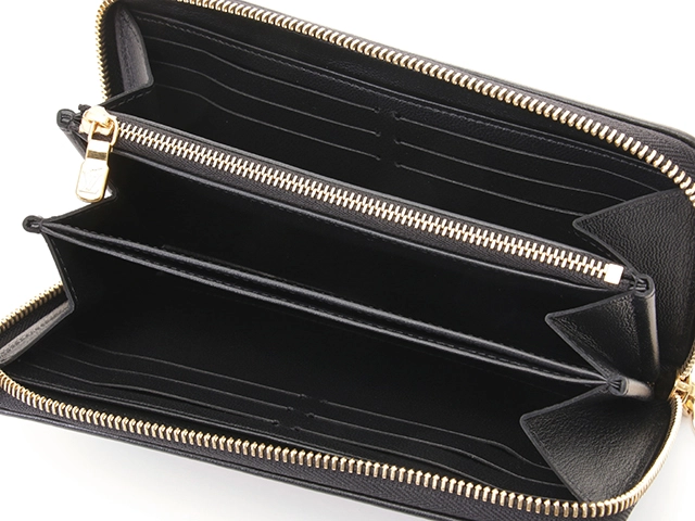 LOUIS VUITTON ルイヴィトン ジッピー・ウォレット モノグラム・ラムスキン ノワール M81510 2148103797859【432】