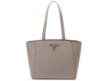 PRADA　プラダ　トートバッグ　グレージュ　レザー　1BG284【431】2148103798405