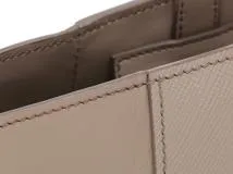 PRADA　プラダ　トートバッグ　グレージュ　レザー　1BG284【431】2148103798405