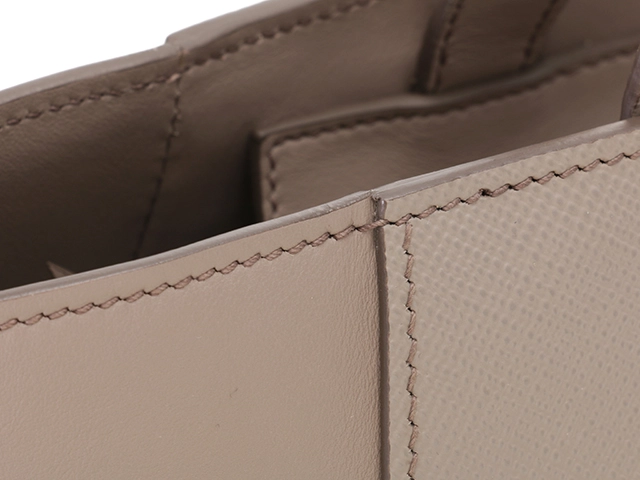 PRADA　プラダ　トートバッグ　グレージュ　レザー　1BG284【431】2148103798405