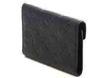 LOUIS VUITTON　ルイ・ヴィトン　ポルトフォイユ・ヴィクトリーヌ　モノグラム・アンプラント　ノワール　M64060　2148103798856【432】