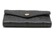 LOUIS VUITTON　ルイ・ヴィトン　ポルトフォイユ・ヴィクトリーヌ　モノグラム・アンプラント　ノワール　M64060　2148103798856【432】