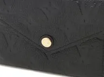 LOUIS VUITTON　ルイ・ヴィトン　ポルトフォイユ・ヴィクトリーヌ　モノグラム・アンプラント　ノワール　M64060　2148103798856【432】