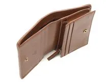 GUCCI グッチ ダブルG 二つ折り財布 ブラウン レザー 466492 2148103798870 【432】