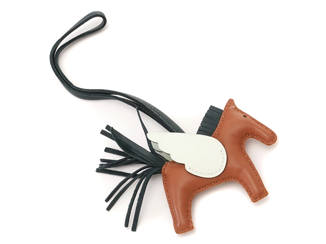 HERMES エルメス 小物 ロデオチャーム ペガサスPM ゴールド/ヴェールシブレ/ヴェール B刻印 アニョーミロ 2148103798887 【中古】【大黒屋】【200】