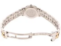 HERMES　エルメス　クリッパーコンビ　アイボリー文字盤　GP/SS　CL4.220　クォーツ　レディース腕時計【431】