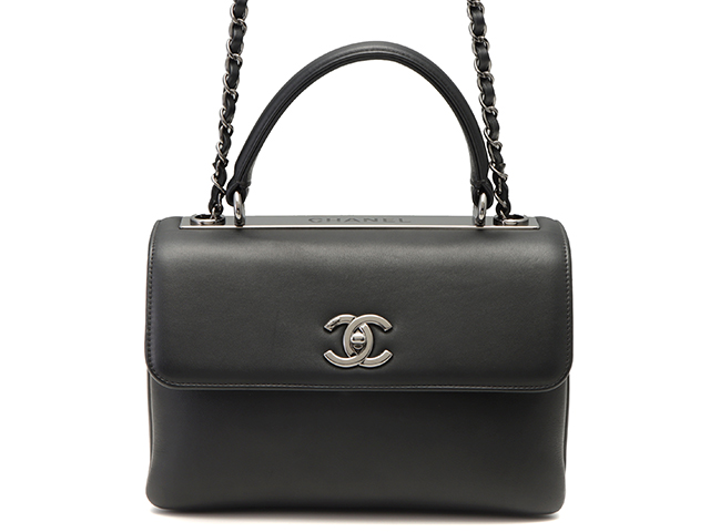 CHANEL シャネル ビコローレ チェーン ブラック ゴールド金具