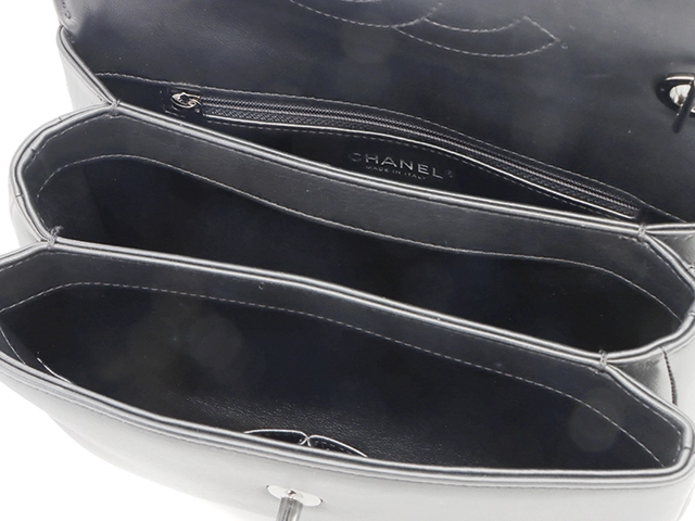 ﾄﾚﾝﾃﾞｨCC CHANEL トレンディCC　チェーン2WAYバッグ　ブラック　ラムスキン　 250205　【472】 2148103799754