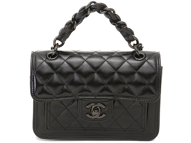 日曜まで限定40％オフ‼️【正規品保証】シャネル　マトラッセ　黒 CHANEL シャネル クラッチバッグ マトラッセ ココマーク 黒