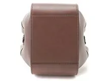 LOEWE　ロエベ　ハンモック　ドローストリングミニ　カーフ　ダークブラウン　2WAYバッグ　2148103800689【207】