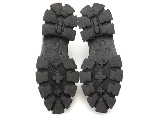 PRADA プラダ モノリスレザーシューズ レディース36 ブラック レザー 055-1E719M 2148103801211 【432】