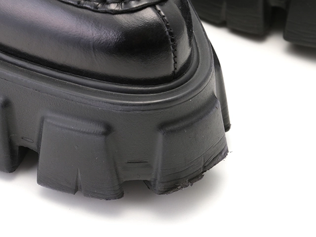 PRADA プラダ モノリスレザーシューズ レディース36 ブラック レザー 055-1E719M 2148103801211 【432】