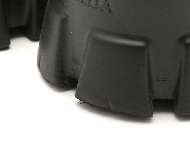 PRADA プラダ モノリスレザーシューズ レディース36 ブラック レザー 055-1E719M 2148103801211 【432】