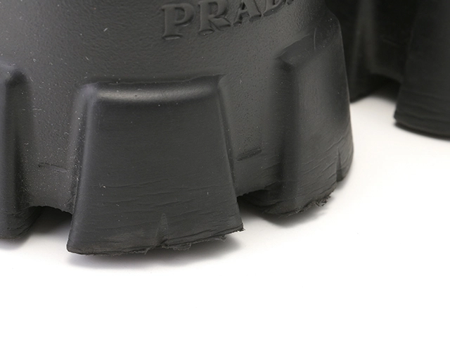 PRADA プラダ モノリスレザーシューズ レディース36 ブラック レザー 055-1E719M 2148103801211 【432】