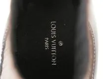 LOUIS VUITTON　ルイヴィトン　スタートレイル ナノモノグラムアンクルブーツ　レディース35ハーフ　ブラック/ブラウン　レザー　2148103801327　【432】