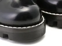 LOUIS VUITTON　ルイヴィトン　スタートレイル ナノモノグラムアンクルブーツ　レディース35ハーフ　ブラック/ブラウン　レザー　2148103801327　【432】