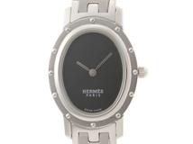 HERMES　エルメス　クリッパーオーバル　腕時計　レディース　クォーツ　SS　CO1.210　2148103802508　【437】