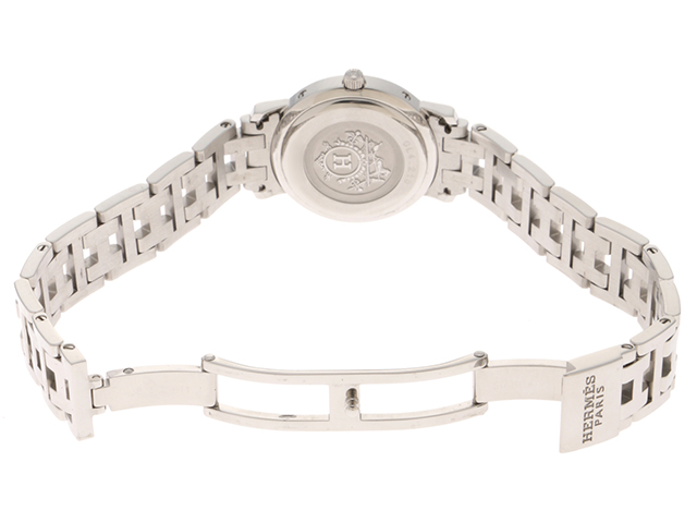 アキ　HERMES エルメス　クリッパー　CL4.210.230 グレー エルメス クリッパー CL4.210.230/3758 グレー レディース 時計