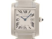 Cartier　カルティエ　タンクフランセーズMM　W51011Q3　SS　クオーツ【434】2148103803369