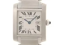 Cartier　カルティエ　タンクフランセーズMM　W51011Q3　SS　クオーツ【434】2148103803369