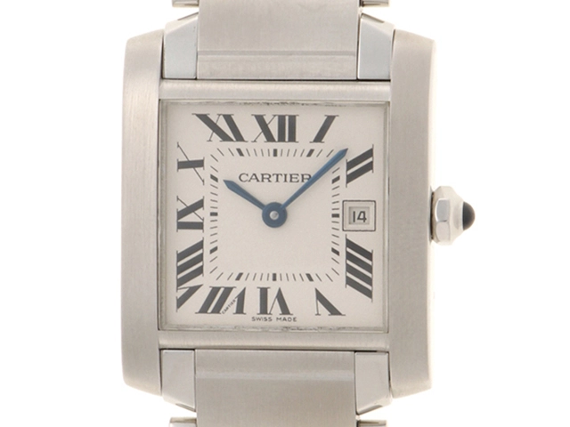 Cartier　カルティエ　タンクフランセーズMM　W51011Q3　SS　クオーツ【434】2148103803369