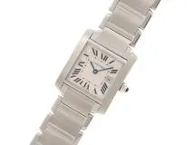 Cartier　カルティエ　タンクフランセーズMM　W51011Q3　SS　クオーツ【434】2148103803369