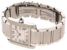 Cartier　カルティエ　タンクフランセーズMM　W51011Q3　SS　クオーツ【434】2148103803369