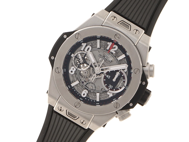 HUBLOT　ウブロ　時計　ビッグバン ウニコ　441.NX.1170.RX　スケルトン　TI/ラバー　自動巻き