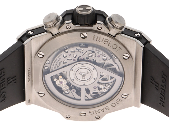 HUBLOT　ウブロ　時計　ビッグバン ウニコ　441.NX.1170.RX　スケルトン　TI/ラバー　自動巻き