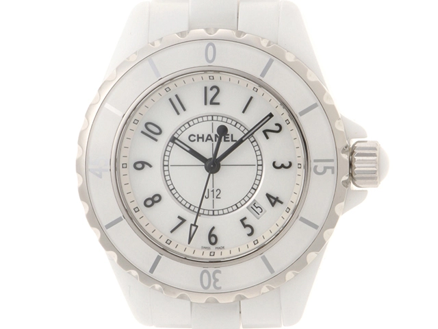 CHANEL シャネル J12 33MM H0968 新文字盤 ホワイト CE/SS セラミック/ステンレススチール クォーツ 【460】2148103803413