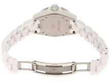 CHANEL   　 シャネル     　H1628   　 J12     　セラミック 　   12Pダイヤ   　 クォーツ 　   レディース　　【436】　　2148103803420