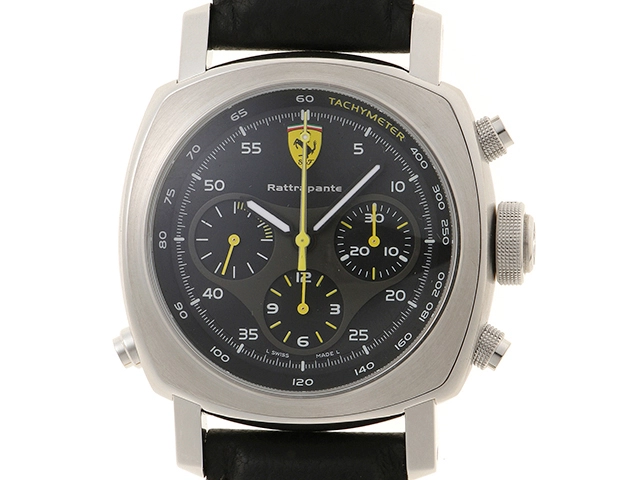 PANERAI パネライ 腕時計 フェラーリ スクーデリア ラトラパンテ FER00010 ステンレス ブラック文字盤 自動巻 並行品【472】SJ