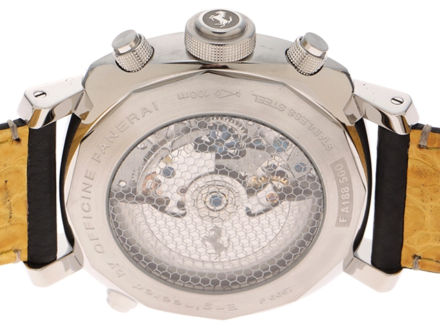 PANERAI パネライ 腕時計 フェラーリ スクーデリア ラトラパンテ FER00010 ステンレス ブラック文字盤 自動巻 並行品【472】SJ