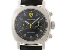 PANERAI パネライ　メンズ オートマチック　フェラーリ スクーデリア クロノグラフ FER00008 ブラック文字盤 SS/レザー【472】HK
