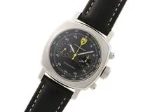 PANERAI パネライ　メンズ オートマチック　フェラーリ スクーデリア クロノグラフ FER00008 ブラック文字盤 SS/レザー【472】HK