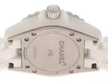 CHANEL　シャネル　J12　レディース時計　H0968　ホワイト文字盤　クォーツ【430】2148103803536