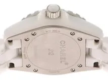 CHANEL　シャネル　J12　12Pダイヤモンド　H1628　セラミック　女性用クオーツ時計【473】