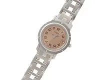 Hermès エルメス クリッパー CL4.220 GP/SS 女性用クオーツ時計