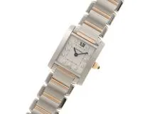 CARTIER　カルティエ　2017年ギャランティ　タンクフランセーズ SM　WE110004　 クォーツ　ピンクゴールド/ステンレススチール　【432】