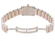 CARTIER　カルティエ　2017年ギャランティ　タンクフランセーズ SM　WE110004　 クォーツ　ピンクゴールド/ステンレススチール　【432】