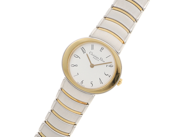 Dior ディオール D76-200 ホワイト文字盤 クオーツ ステンレス