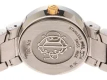 Dior ディオール 腕時計 D76-200 SS/GP ホワイト文字盤 クオーツ【472】MN